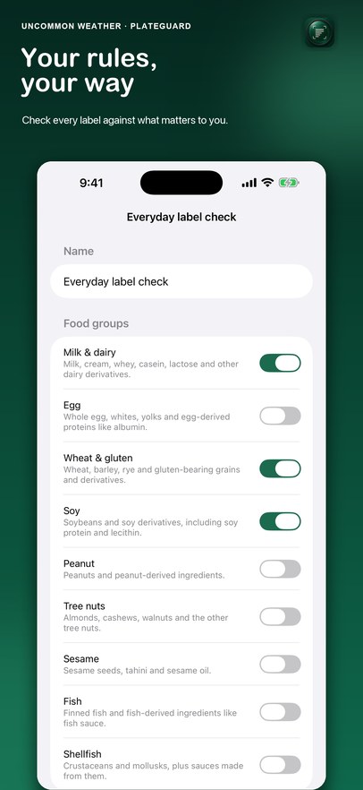 PlateGuard on iPhone, screen 3