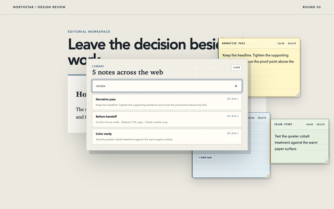 Sticky Notes², screen 2