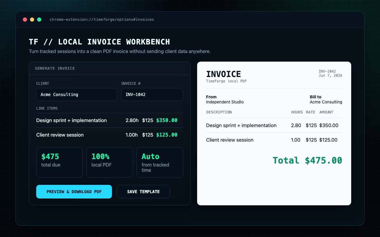 TimeForge, screen 3